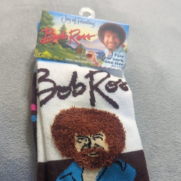Other - Boss Ross Fuzzy Hair Novelty Socks - Unisex NWT